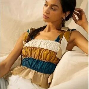 Anthropologie Let Me Be Zuri Cropped Cami - 2